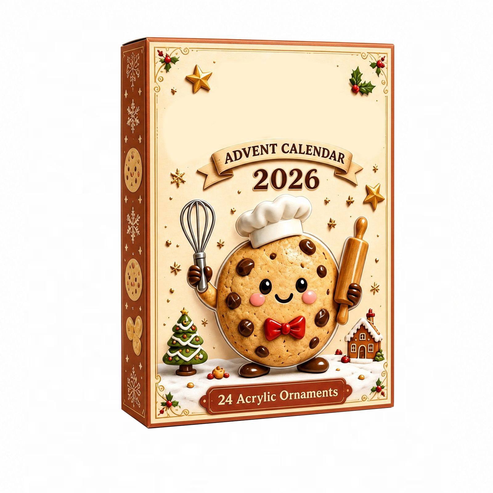 Decorr Christmas Cookie Baker Advent Calendar 2026, 24 Days of ...