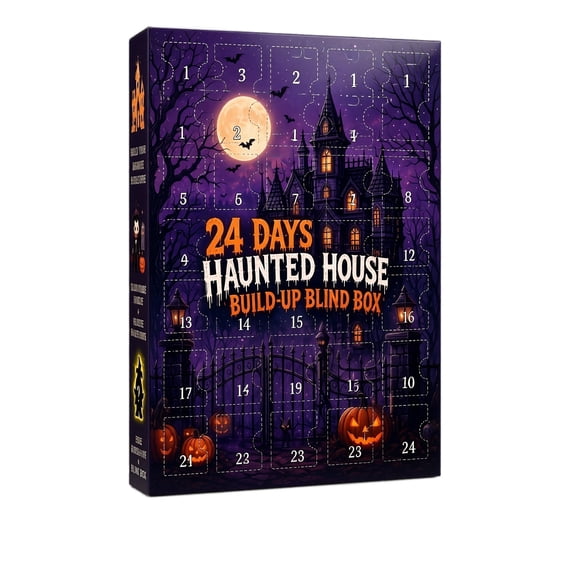 Decorr Halloween Advent Calendar 2026, 24 Days Halloween Countdown Calendar With Spooky Mini Figurines & Scene Props, Halloween Gifts For Kids Party Favor
