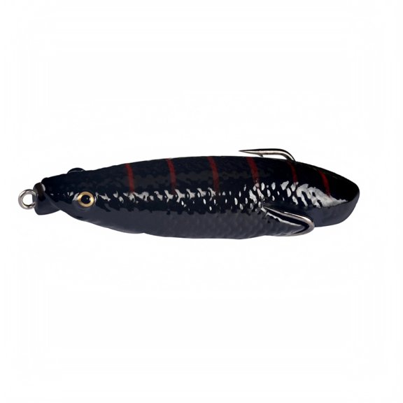 Decorr Y287 Floating Frog Fishing Lures, 3.35in 14.5g Soft Topwater Baits, 5 Assorted Colors Double Barbed Hooks for Bass Snakehead Freshwater Fishing Tackle (1 PC)