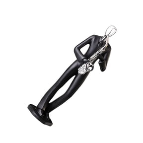 WHAMVOX 1Pc Modern Resin Ornament Simplicity Musical Character Figurine for Home Office Desktop Decoration Saxophone