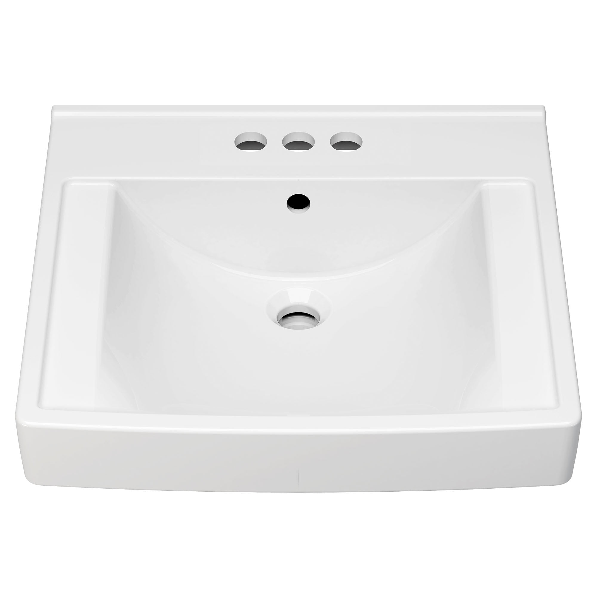 Decorum 21'' White Ceramic Wall-Mount Bathroom Sink