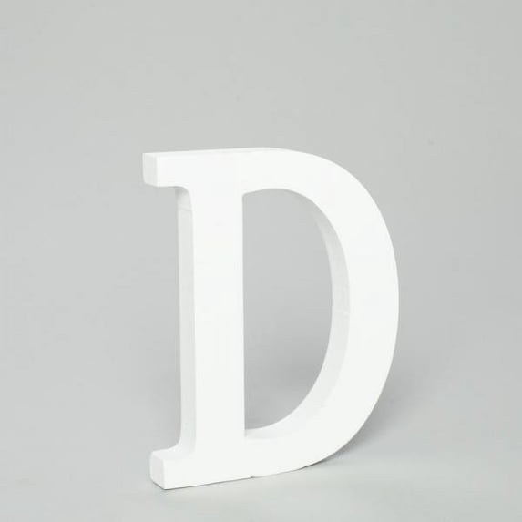 Decostar™ Wood Letter - D - 5"- 24 Pieces