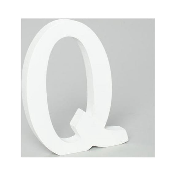 Decostar™ Wood Letter - Q - 5"- 24 Pieces