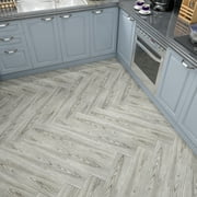 Decotalk 36" x 6" Brown Flooring Materials 45 Sq ft Coverage Area for Bathroom 3 Piece