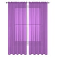 thumbnail image 1 of Decotex Elegant Lilac Solid Sheer Curtains, 55” x 63” (2 Panels), 1 of 1