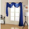 thumbnail image 1 of Decotex Premium Sheer Voile Scarf Valance for Home & Event Designs (38" X 216", Royal Blue), 1 of 1