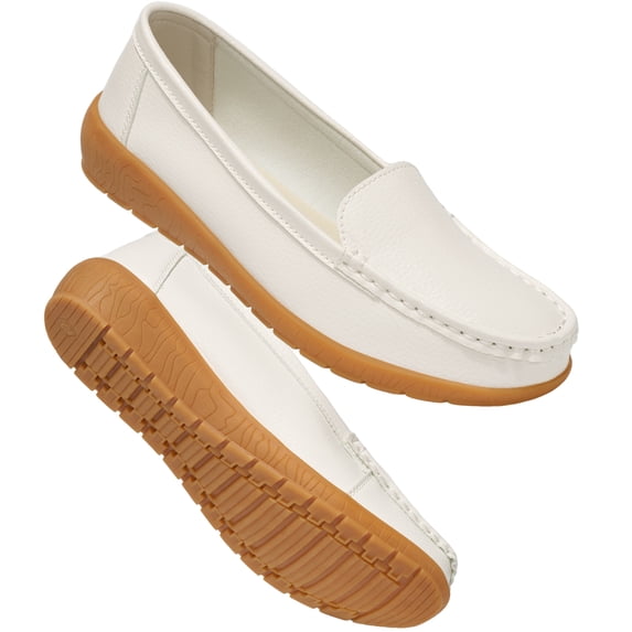Decould sylf Loafers for Women Comfortable Slip On Work Flats Shoes Business Casual Walking Shoes