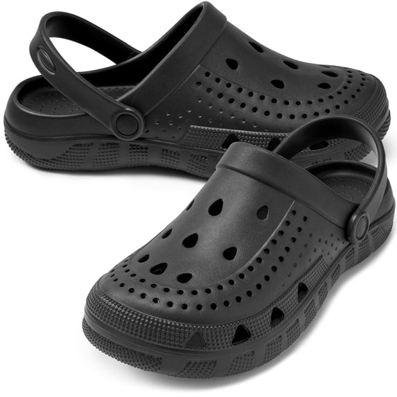 Decould sylf Mens Garden Clogs Shoes with Arch Support Comfort Slip-on Sandals Outdoor Beach Water Shoes