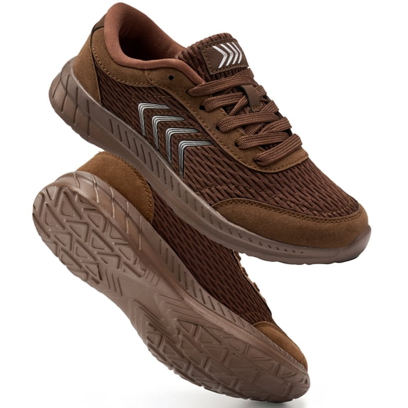 Decould sylf Women Walking Shoes Comfortable Breathable Tennis Shoes Retro Suede Casual Sneakers