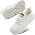thumbnail image 1 of Decould sylf Walking Shoes for Women Breathable Non Slip Athletic Sneakers Casual Lace Up Running Shoes, 1 of 8
