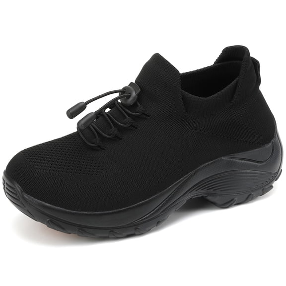 Decould sylf Women's Walking Shoes Lightweight Cushioned Breathable Non-Slip Casual Sneakers