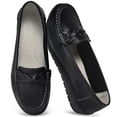 thumbnail image 1 of Decould sylf Women Loafers Casual Slip On Flat Shoes Comfortable Lightweight Walking Shoes Dressy Work Shoes, 1 of 8