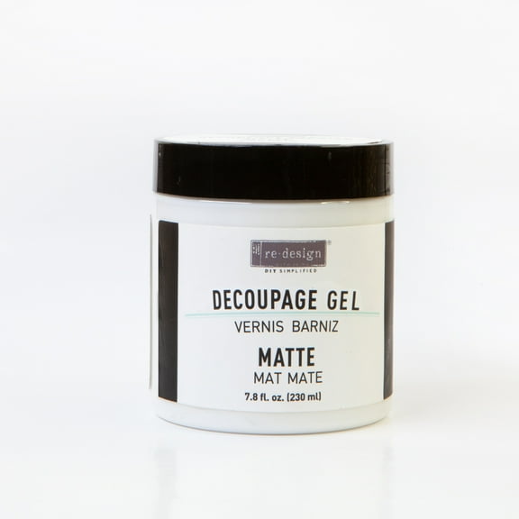 Decoupage Gel MATTE Top Coat- Waterproof top coat
