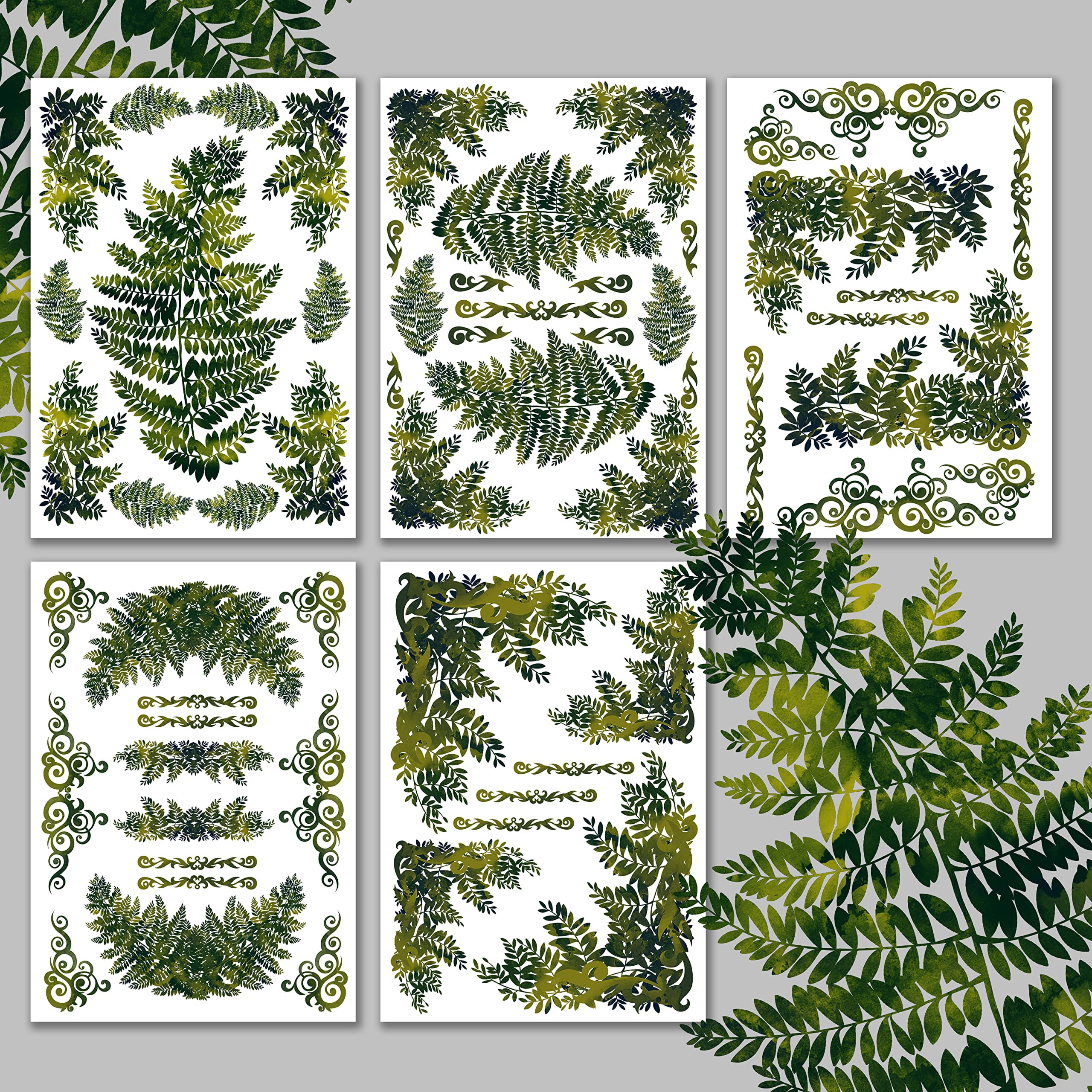 Decoupage-Papier-Set 24 Blätter – 15,2 X 15,2 Cm, Rustikale Vintage-Muster, Dünnes Hochglanzpapier Für Serviettentechnik