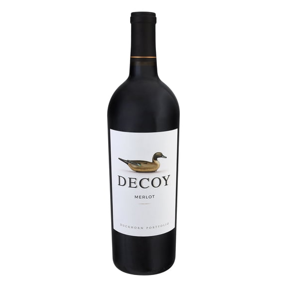 Decoy California Merlot Red Wine, 750 ml Glass Bottle, 14.1% ABV