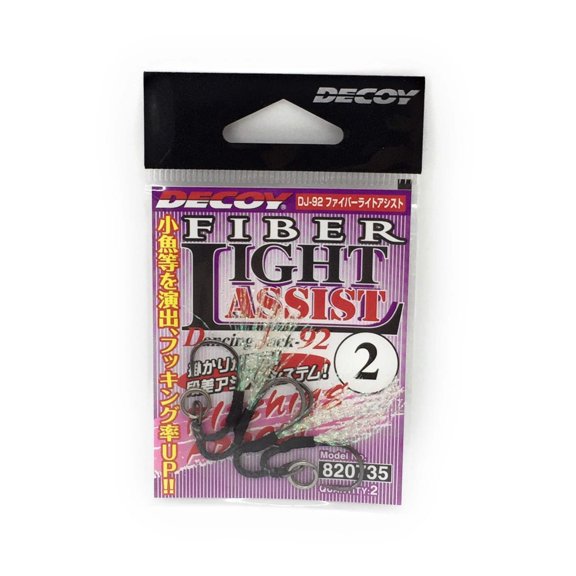Decoy Fiber Light Assist Dancing Jack 92 DJ-92 Saltwater Fishing Hook