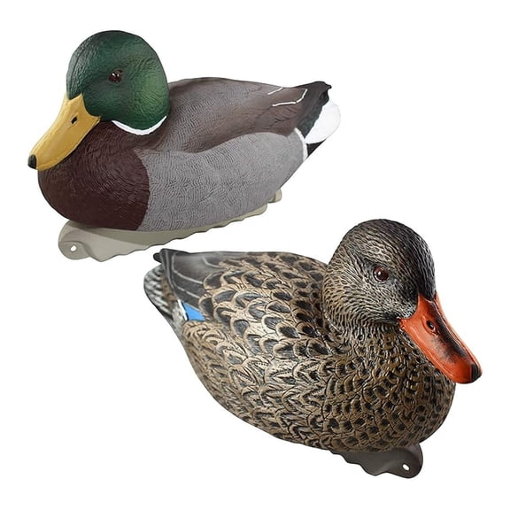Decoys, Extremely Realistic 6-Pack of Floater Decoys with Weighted Keels, Great for Waterfowl Hunting