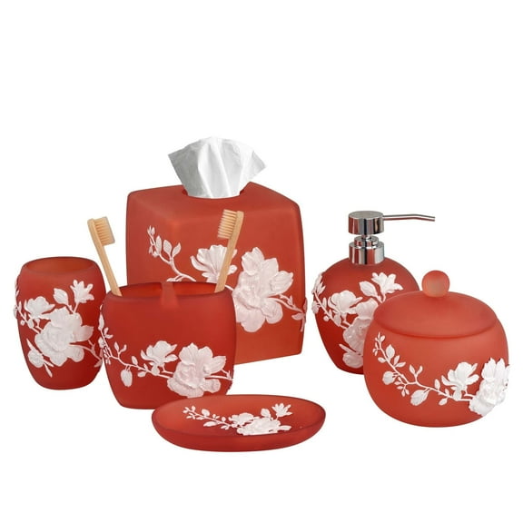 Decozen Bathroom Accessories Set 6-Piece Vanity Decor Gifts for Mom