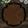thumbnail image 1 of Decozen Dark Brown and Black Beaded Placemats for Dining Table - Set of 4-14 Inches for Kitchen Decor Scratch Heat Resistant Charger Durable Tablemats, 1 of 7