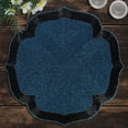 thumbnail image 1 of Decozen Teal and Black Beaded Placemats for Dining Table - Set of 4-14 Inches for Kitchen Decor Scratch Heat Resistant Charger Durable Tablemats, 1 of 7