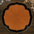 thumbnail image 1 of Decozen Warm Copper and Black Beaded Placemats for Dining Table - Set of 6-14 Inches for Kitchen Decor Scratch Heat Resistant Charger Durable Tablemats, 1 of 6