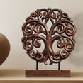 thumbnail image 1 of Decozen Wooden Tree of Life Sculpture – Gifts for Mom or Dad on Mother’s Day, Father’s Day, or Birthday – Acacia Wood Sculpture for Home, Office, Living Room, or Boho and Mantle Décor, 1 of 11