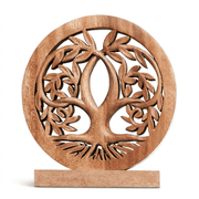 Decozen Wooden Tree of Life Sculpture   Gifts for Mom or Dad on Mother s Day, Father s Day, or Birthday   Acacia Wood Sculpture for Home, Office, Living Room, or Boho and Mantle D cor