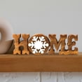 thumbnail image 1 of Decozen Handcrafted Solid Wood HOME Letters Sculpture – Gift from Daughter, Son, or Husband for Mother’s Day, Father’s Day, or Valentine’s – Acacia Wood Home Decor, 1 of 9