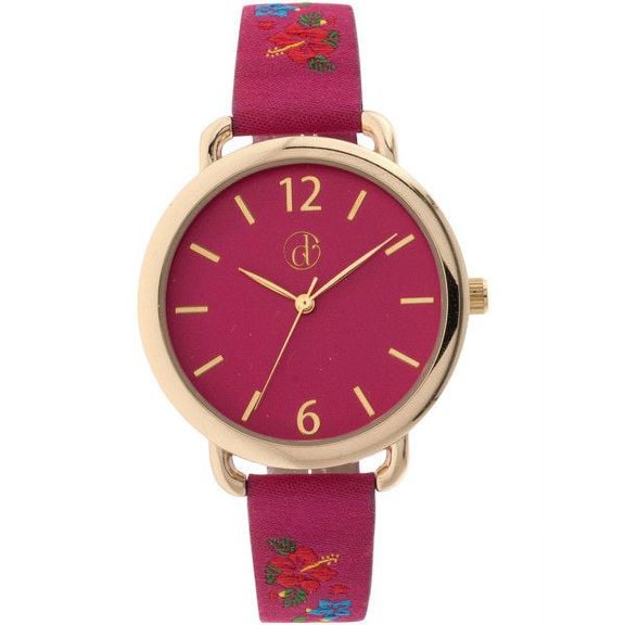 Decree Women's Pink Strap Watch-DCR281PG