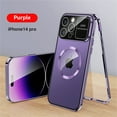 thumbnail image 1 of Decsae for iPhone 15 Pro Compatible with MagSafe Case,with Built-in Screen Protector & Camera Lens Protector,Rugged Shockproof Anti-Scratch Full Body Protector Cover Case,Purple, 1 of 7