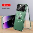thumbnail image 1 of Decsae for iPhone 15 Pro Compatible with MagSafe Case,with Built-in Screen Protector & Camera Lens Protector,Rugged Shockproof Anti-Scratch Full Body Protector Cover Case,Green, 1 of 7