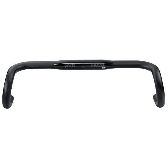 Deda Elementi Gravel100 RHM Drop Handlebar 40cm 31.7mm Clamp Black Aluminum Road