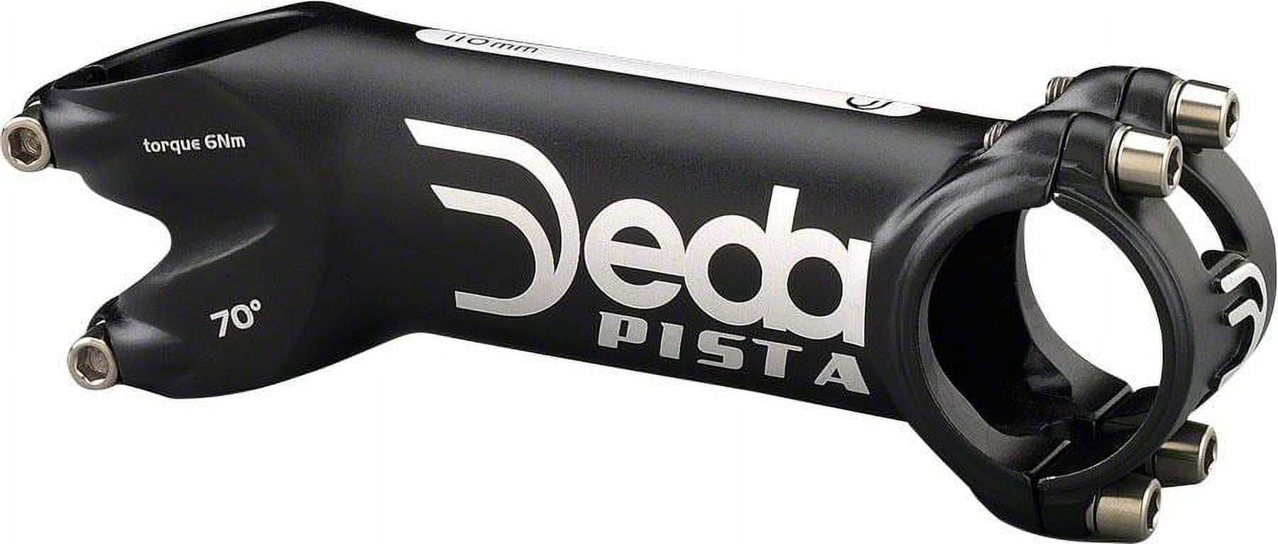 Deda Elementi Pista Stem: 90mm +/- 20 Degree Black