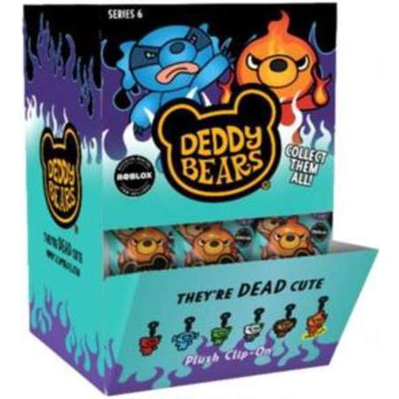 Deddy Bears Clip-On Plush Series 6 Mystery Box [18 Packs]
