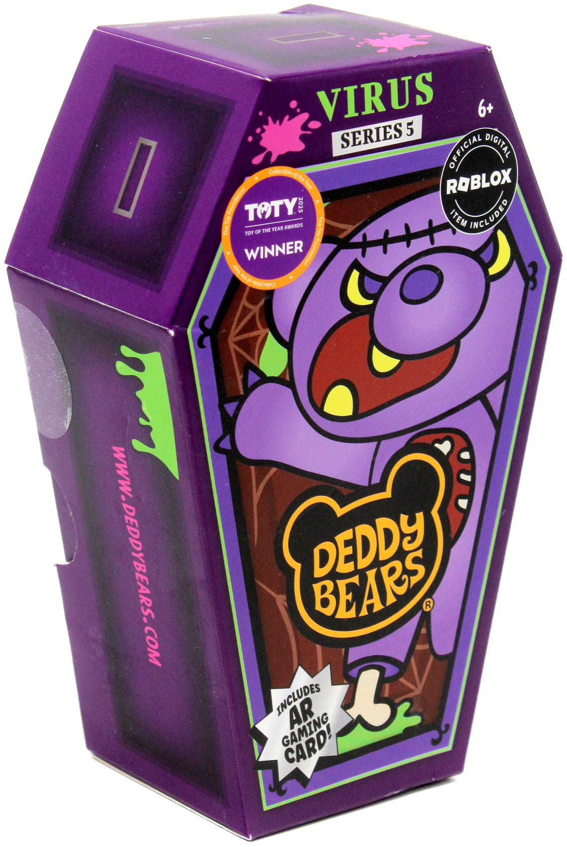 Deddy Bears Coffin Series 5 Virus Plush (Includes AR Gaming Card