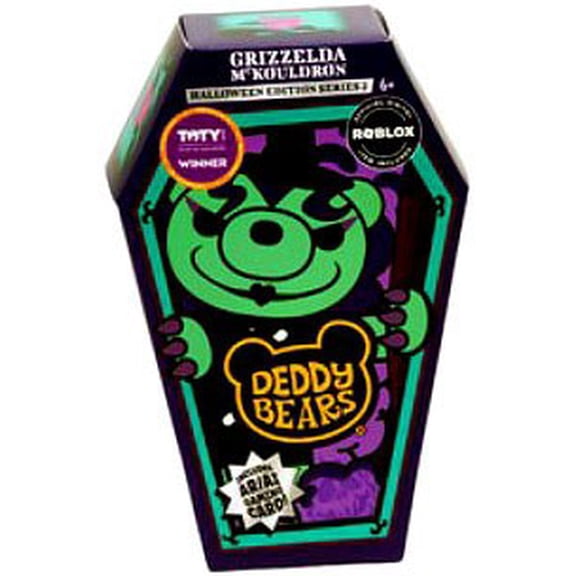 Deddy Bears Halloween Coffin Seres 2 Grizzelda McKauldron Mini Plush