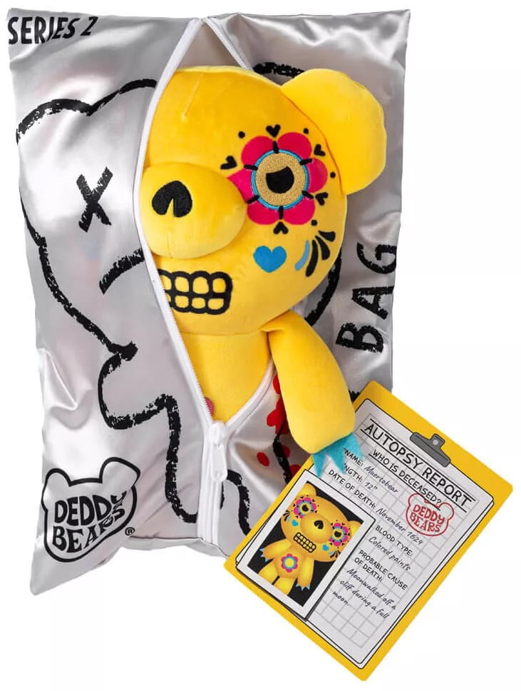 Deddy Bears Series 2 Body Bag Muertobear Plush - Walmart.com