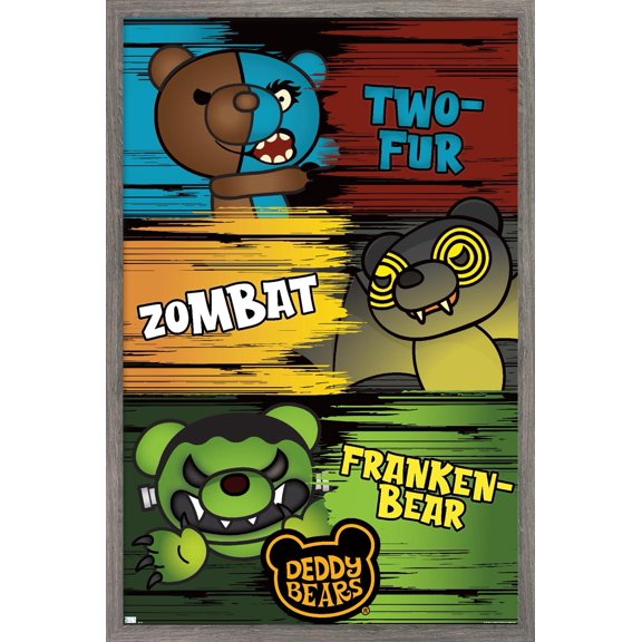 Deddy Bears - Trio Wall Poster, 14.725" x 22.375" Framed