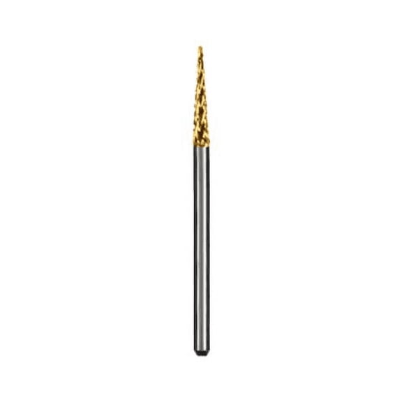 Dedeco 8306 Goldies HP Diamond Cut Titanium Nitride Carbide Bur #D-8 1/Pk