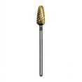 thumbnail image 1 of Dedeco Euro Goldies G251GE.060 Bulk Gross Cut Titanium Nitride Carbide Bur 1/pk, 1 of 1