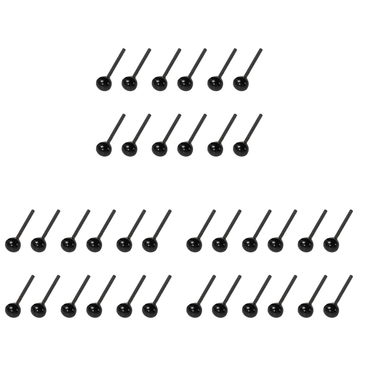 Dedicated Black Baby Doll Glass Eyes Craft DIY Animal Sewing Machine