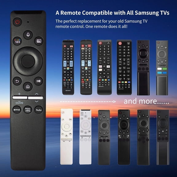 Dedicated Bluetooth TV Remote Control, Multi-functional Voice Remote Control, LCD Screen Controller