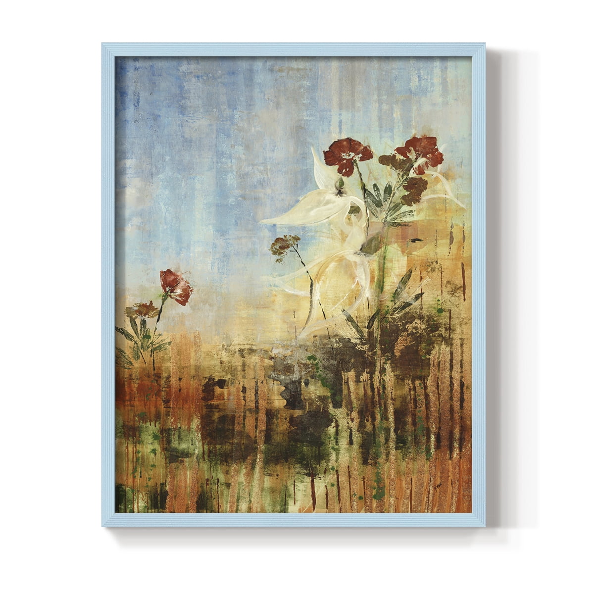 Dedicated to Spring Framed Print in Blue Solid Wood Framed Print No Nail Hanging