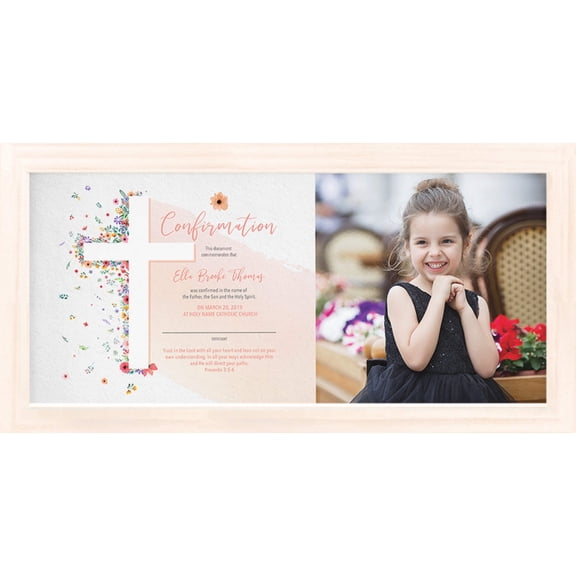 Dedication, Confirmation, Baptism | Personalized Print, Wall Decor - Cross Photo