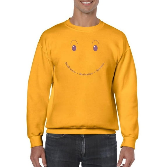 Dedication + Motivation Sweatshirt Men -Image by Shutterstock, Male Medium