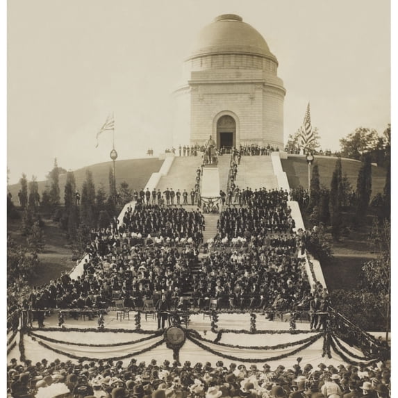 Dedication Of The Mckinley National Memorial In Canton History (24 x 36)