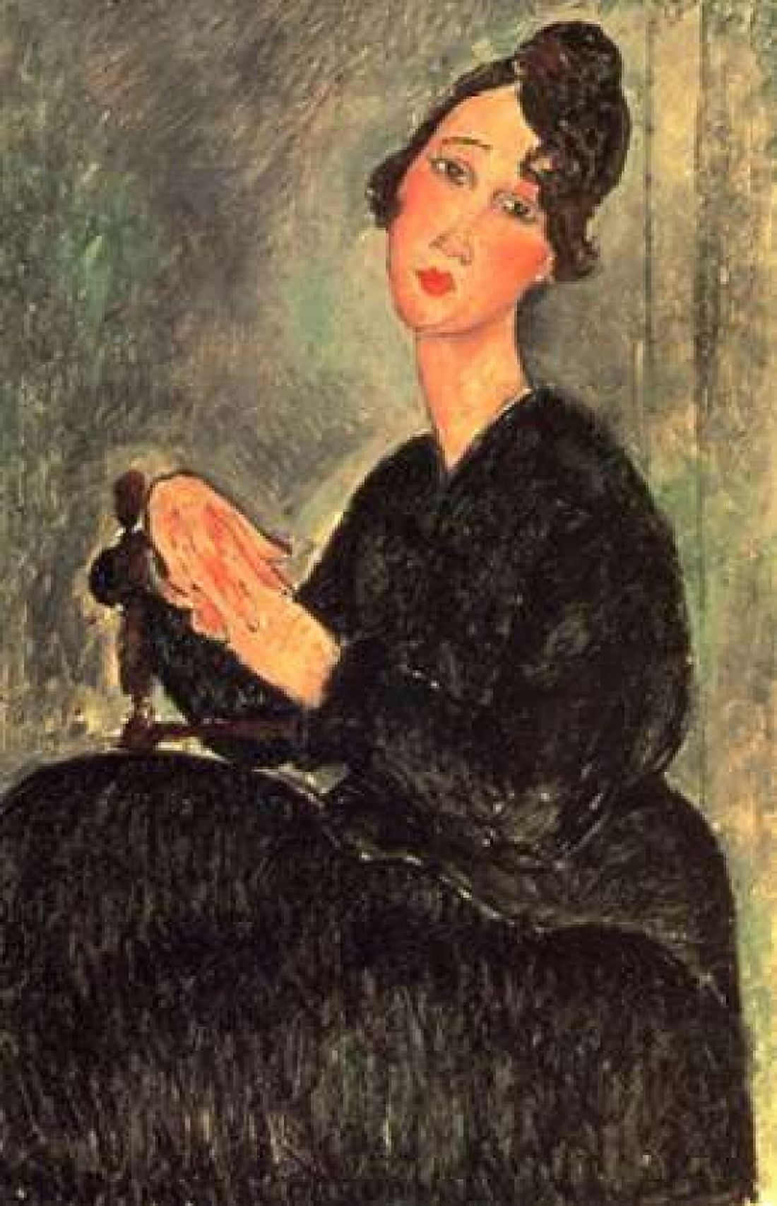 Dedie Canvas Art - Amedeo Modigliani (12 x 18)