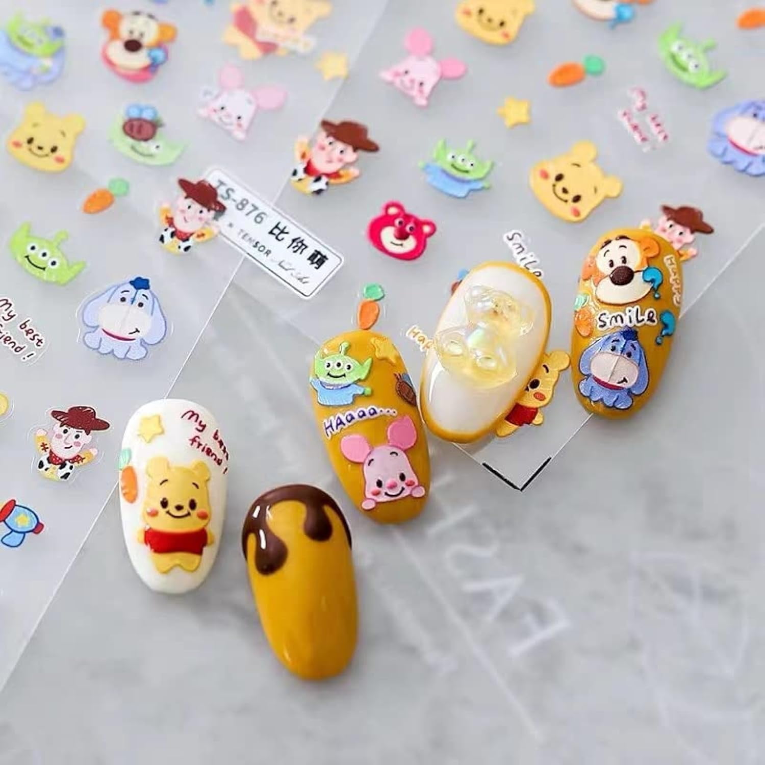 Dedyel Cartoon Nail Stickers 5D Embossed Cartoon Nail Art Sticker dedyel-cartoon-nail-stickers-5d-embossed-cartoon-nail-art-sticker