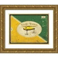 thumbnail image 1 of Dee Dee 14x12 Gold Ornate Wood Framed with Double Matting Museum Art Print Titled - Yellow Wobbler, 1 of 4