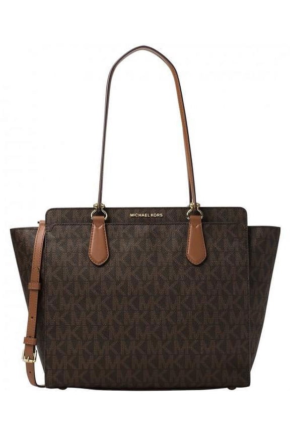 Dee Dee Large Convertible Logo Tote - Brown - 30F6GTWT4B-200